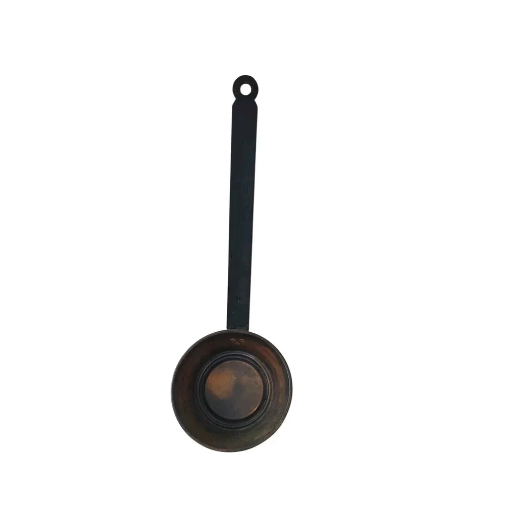 3‎ Vintage Copper & Brass Primitive Hanging Long Handle Skillet Dipper Strainer